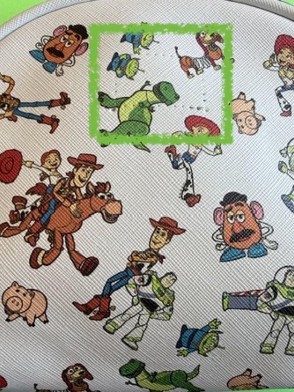 Toy Story Bag Disney Pouch Woody Jessie Buzz Lightyear Bag Vintage Rare - Picture 12 of 12